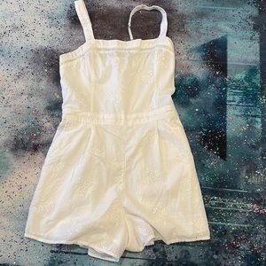 White Hollister Romper